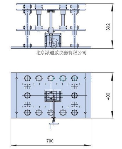 PT-SD411 精密型手動升降臺 絲桿式位移臺 手動升降機(jī) 升降100mm