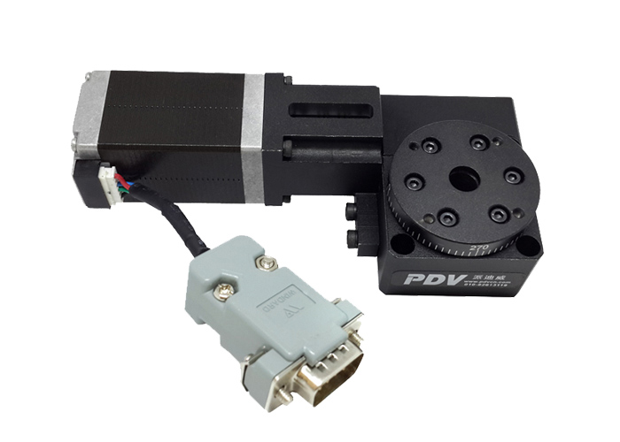 PX110-30 精密型電動旋轉(zhuǎn)臺(蝸輪蝸桿)  直徑30mm 分度盤 